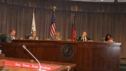Cobb County Board of Commissioners in session