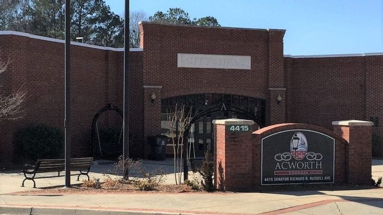 Acworth City Hall with Halloween JamBOOree article