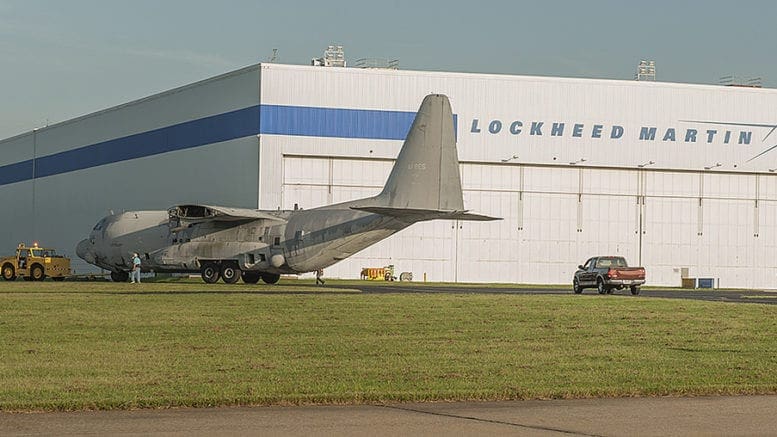 C-130 "Ghost Rider" built in 1957 (photo courtesy of Lockheed Martin)