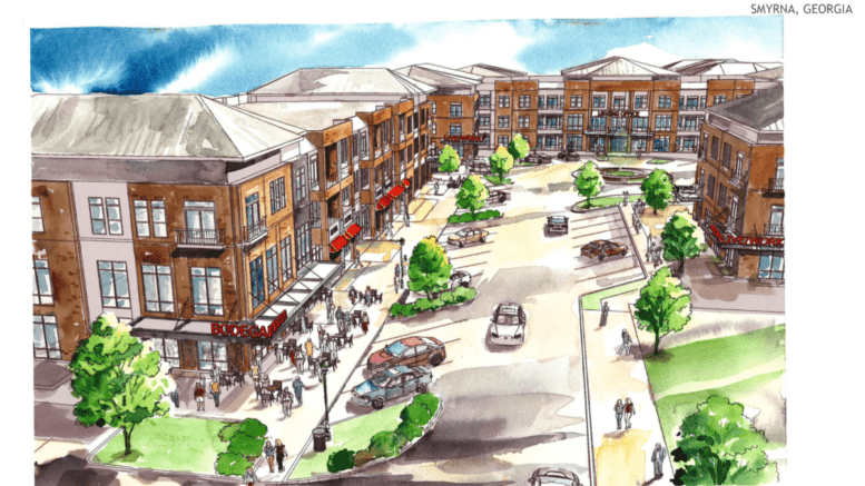 renderings of proposed development submitted to Smyrna Planning & Zoning