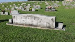 Markers at Riverview Memorial Park