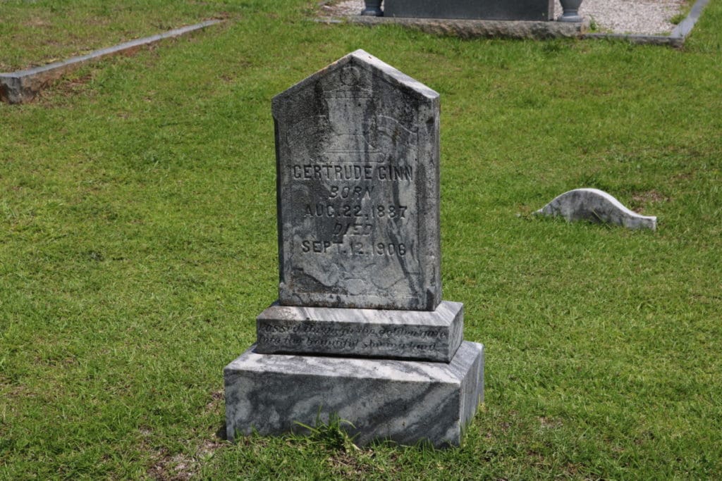 Headstones at Mount Harmony Baptist Church cemetery in Mableton Georgia (photo by Larry Felton Johnson)