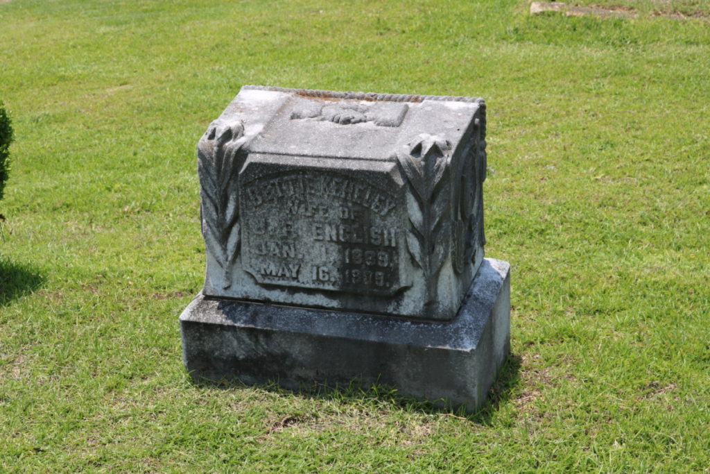 Headstones at Mount Harmony Baptist Church cemetery in Mableton Georgia (photo by Larry Felton Johnson)