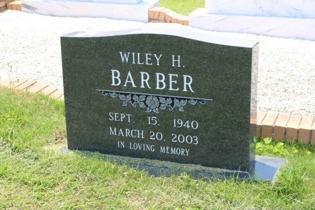 Headstones at Mount Harmony Baptist Church cemetery in Mableton Georgia (photo by Larry Felton Johnson)