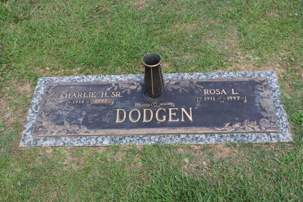 Markers at Mount Harmony Memorial Gardens (photo by Larry Felton Johnson)