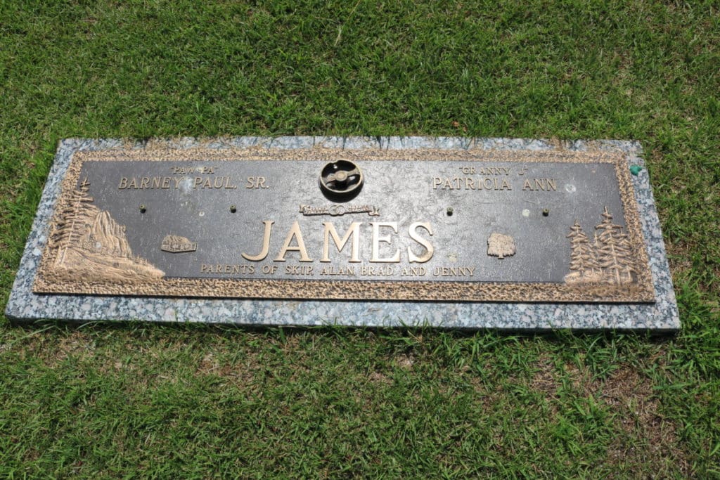 Markers at Mount Harmony Memorial Gardens (photo by Larry Felton Johnson)