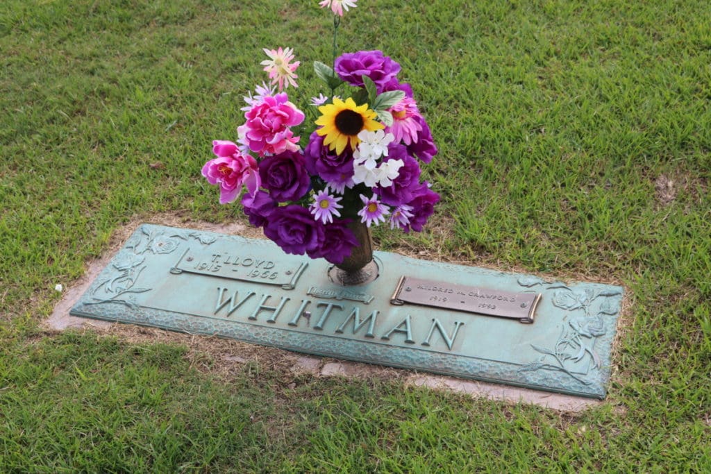 Markers at Mount Harmony Memorial Gardens (photo by Larry Felton Johnson)