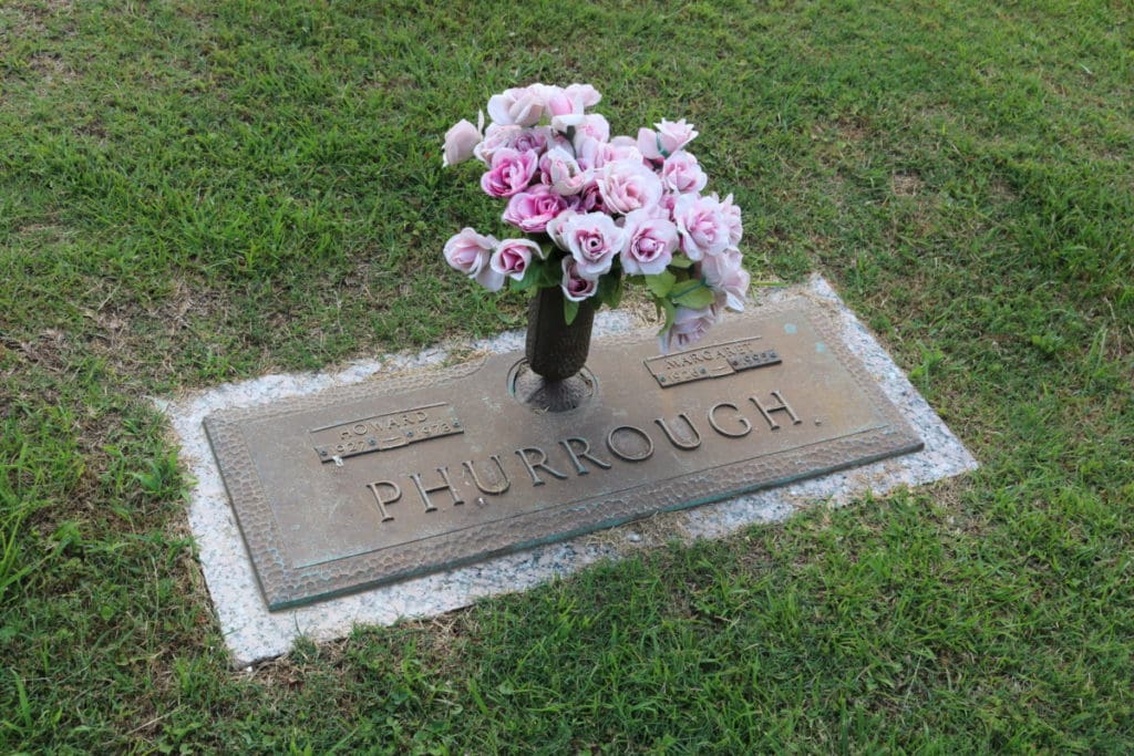 Markers at Mount Harmony Memorial Gardens (photo by Larry Felton Johnson)