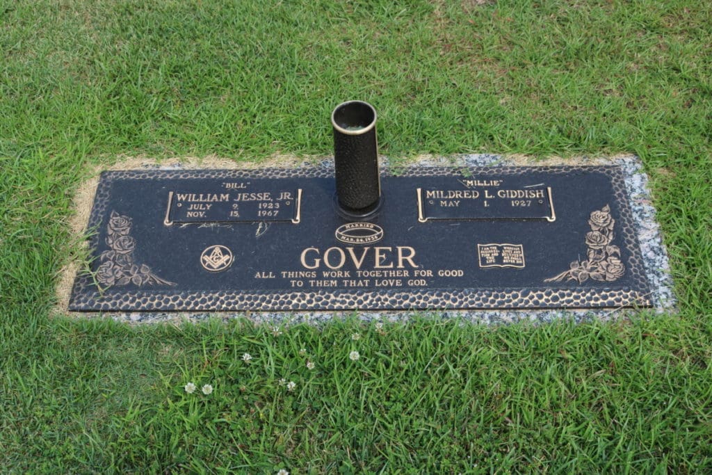 Markers at Mount Harmony Memorial Gardens (photo by Larry Felton Johnson)