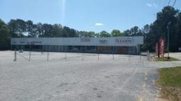 Existing strip mall on Spring Road (photo by Haisten Willis)