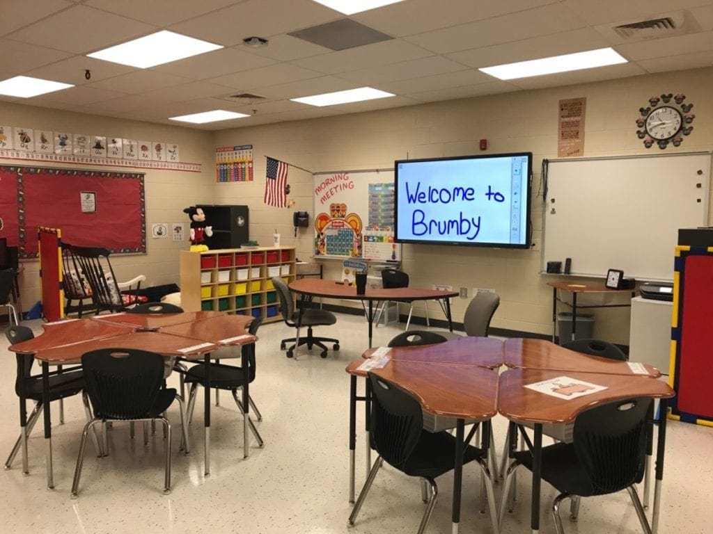 Autism classroom at Brumby. (photo by Rebecca Gaunt)