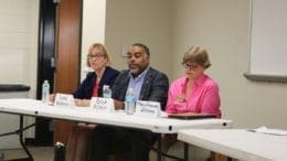 L-R Luisa Wakeman, Erick Allen, Mary Frances Williams (photo by Larry Felton Johnson)