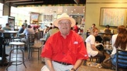 Jim Williams, volunteer legislative ambassador for the Georgia Alzheimer's Association at Rev Coffee Roasters in Smyrna