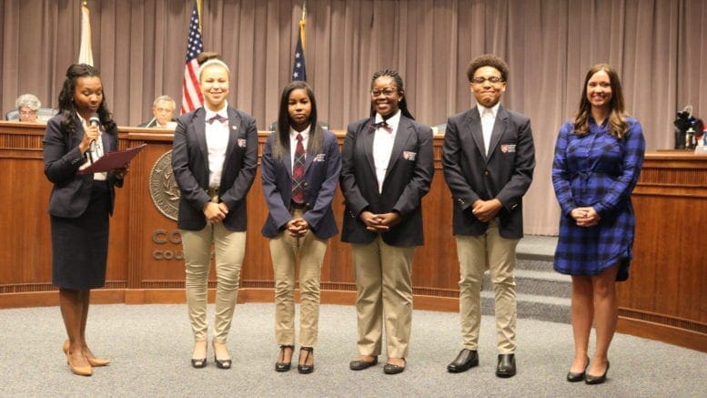 Cobb student participants in the Harvard Debate Council Diversity Project