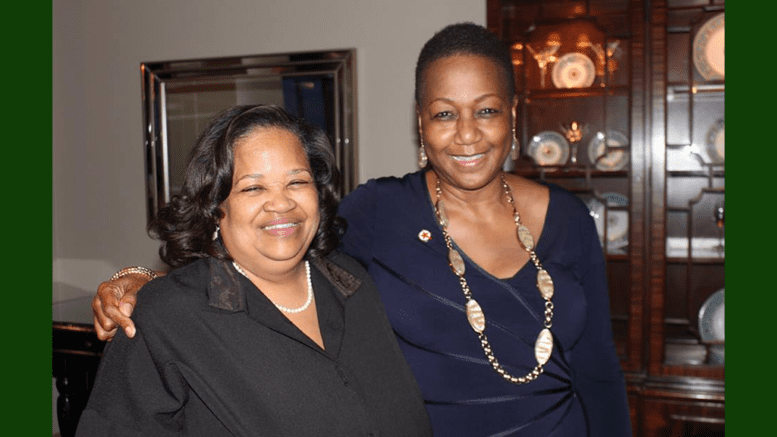Debra Tyler-Horton, AARP Georgia State Director (L), Laurie Roland, Award Recipient (R)