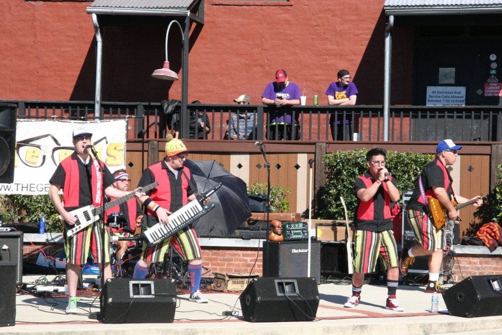 The Geeks Band entertains guests (photo by Alex Patton)