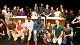 The cast of the Kennesaw State University production of Our Town. (photo courtesy of KSU)