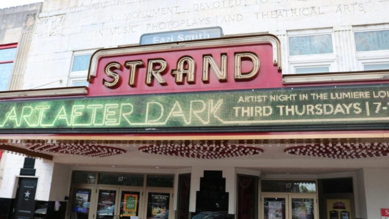 Strand Theatre on Marietta Square in article about Six Strings Cure