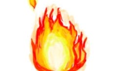 Fire (released into the public domain by the creator, Mackie Drew)