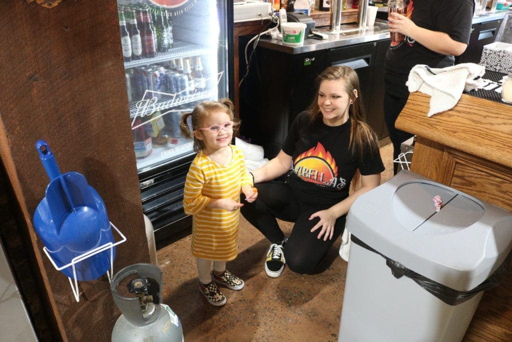 (L-R) Isabella Bickers, Ashtin Millwee (photo by Larry Felton Johnson)