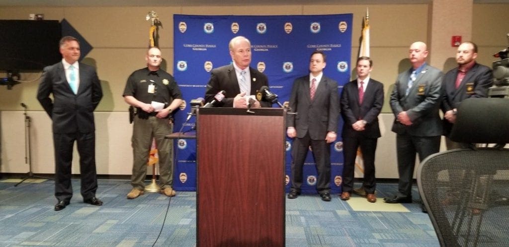 Cobb County Police Chief Michael Register (photo by Larry Felton Johnson)