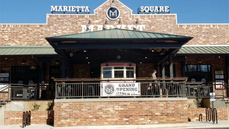 Exterior of Marietta Square Market (photo by Alex Patton)