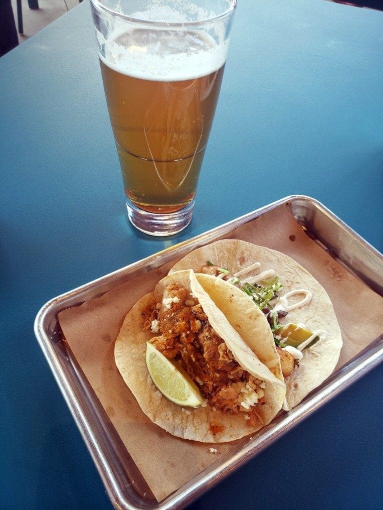 Tacos and beer at Marietta Square Market (photo by Alex Patton)