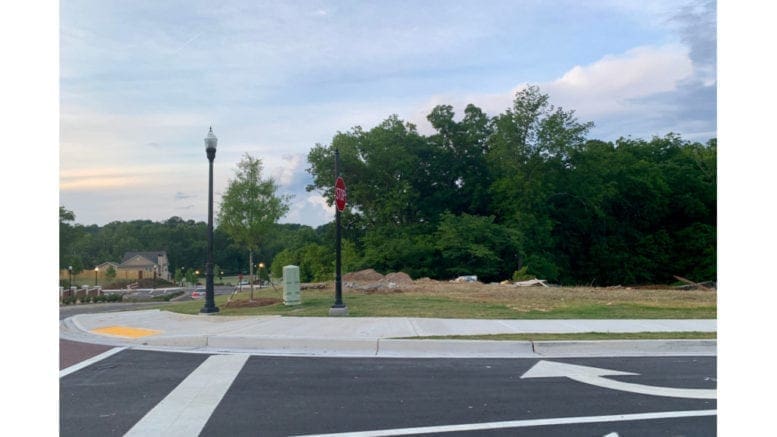 Site of proposed Acworth mixed-use area