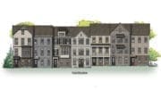 Rendering of proposed townhomes on site of Cumberland Community Church (from the City of Smyrna)