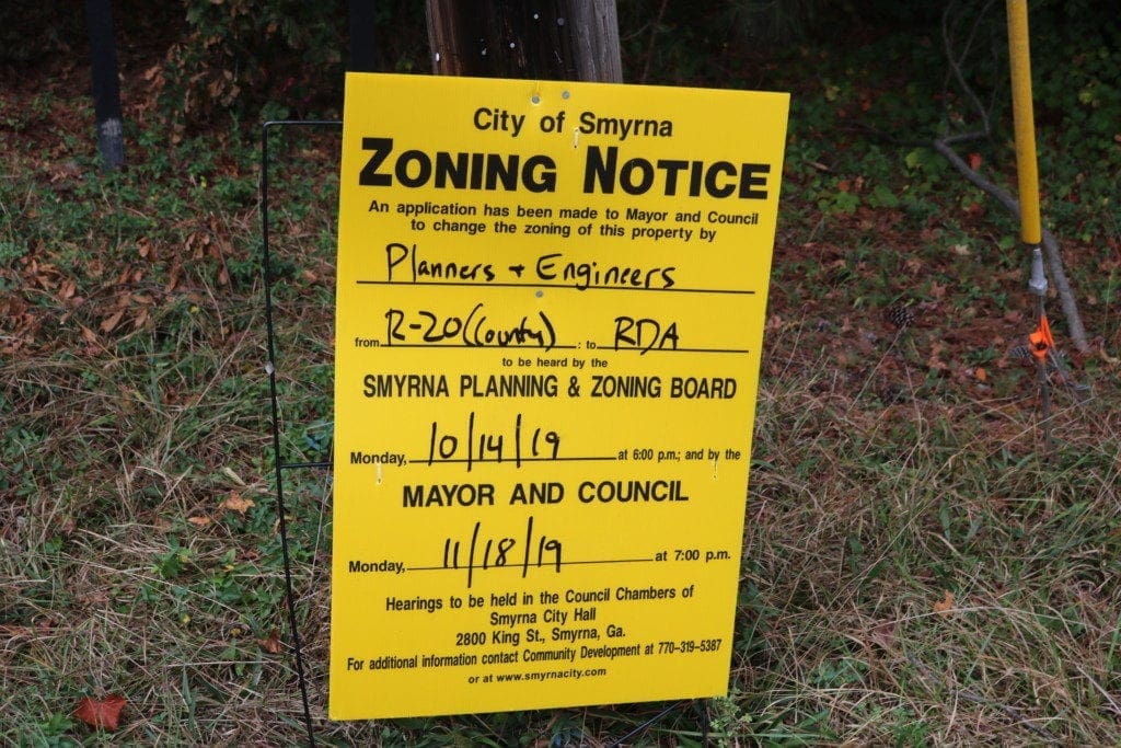 Zoning notice