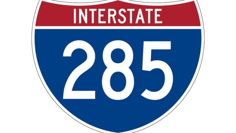 I-285 sign