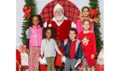 Santa with children