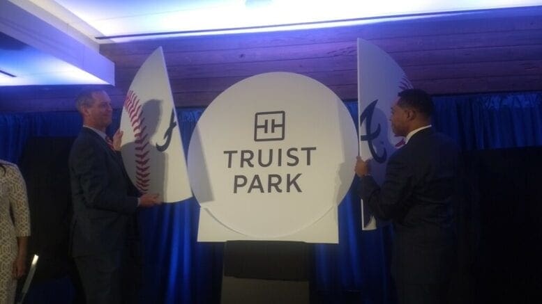 Truist Park logo unveiled.
