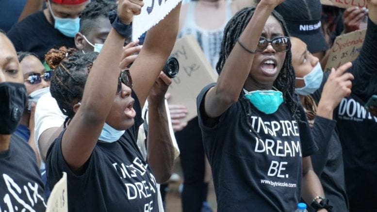 March and rally in Marietta