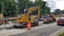 Road construction equipment