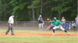 Man catches baseball