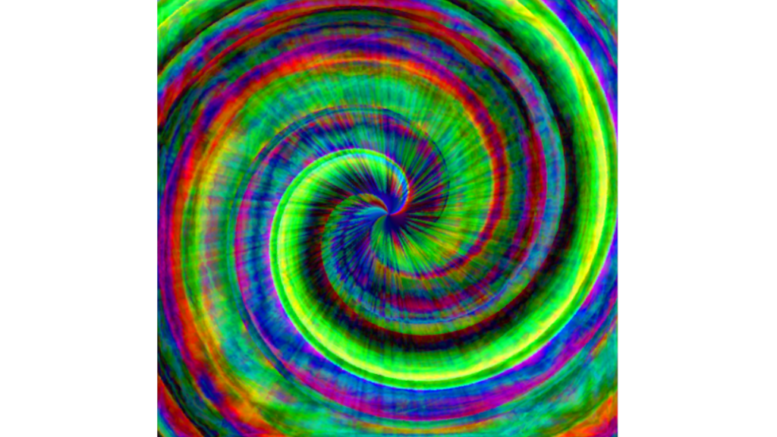 a swirling tie dye pattern