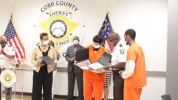 Detainees get graduation certificates