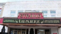 Marquee of the Strand Theater