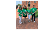 From L to R- Allison Gruehn (Committee Member); April Wright (co-chair), Pam Younker (Community Development Officer for Cobb County for Children's) Chris Godfrey (co-chair)