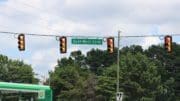 East West Connector road sign