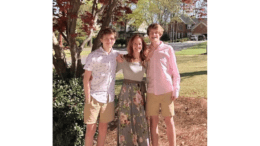 Powder Springs resident Kari Robinson with her sons Camden and Lawson