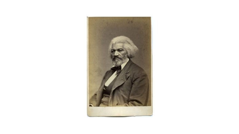 photograph of Frederick Douglass