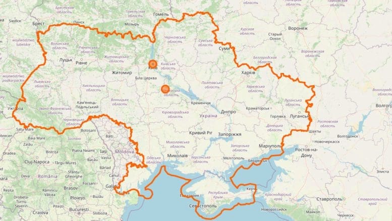 Map of Ukraine