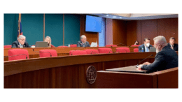 Sen. Randy Robertson, bottom right, presented to the House public safety panel on Monday his bill that would require bail for any felony charge. Stanley Dunlap/Georgia Recorder