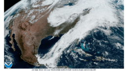 NOAA satellite map as of March 24 afternoon