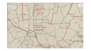 1950 census map of Powder Springs