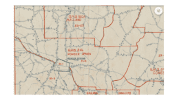 1950 census map of Powder Springs