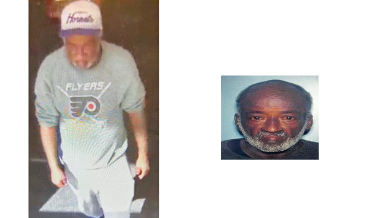 side-by-side photos of missing man