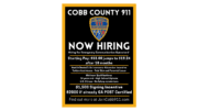 A hiring poster for Cobb Emergency 911 (text is in the body of the article)